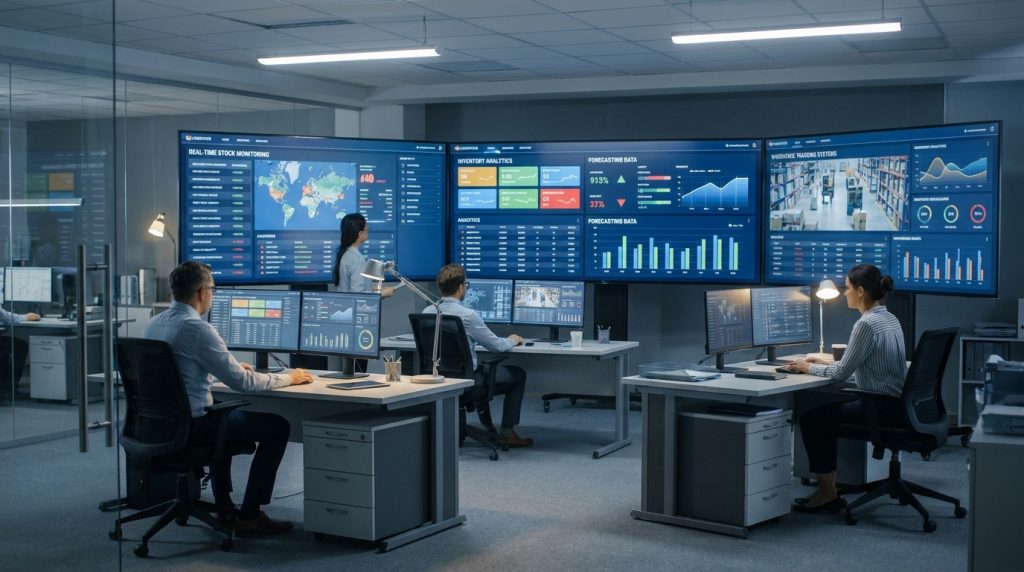 Smart Warehousing Pakistan 2026 AI-powered inventory management dashboard