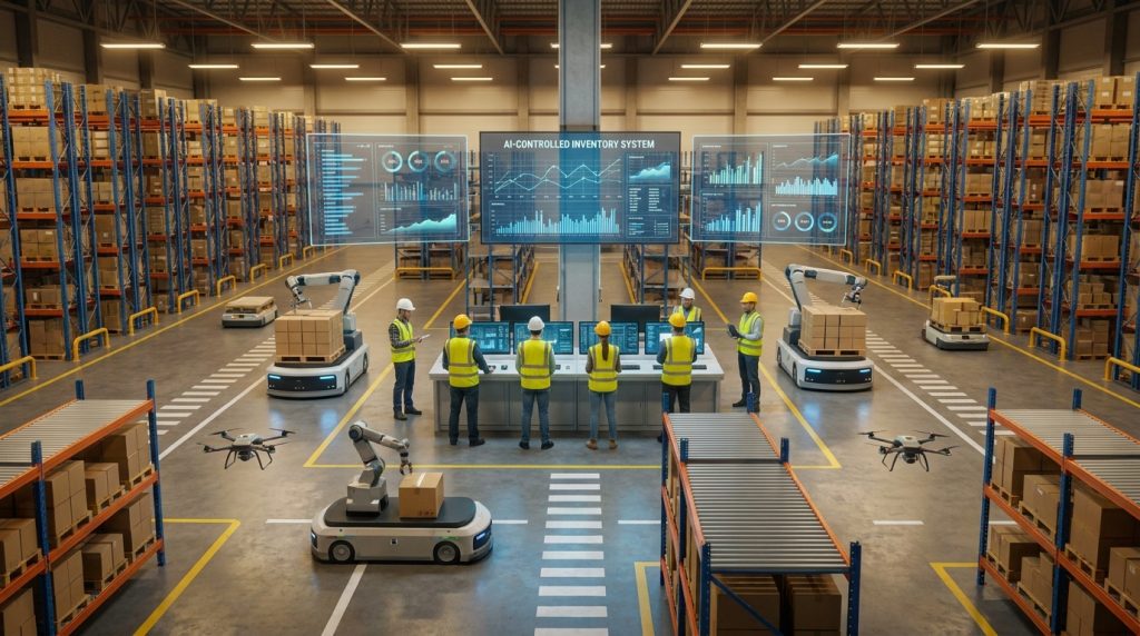 AI Logistics Pakistan 2026 AI-based warehouse automation and inventory management system