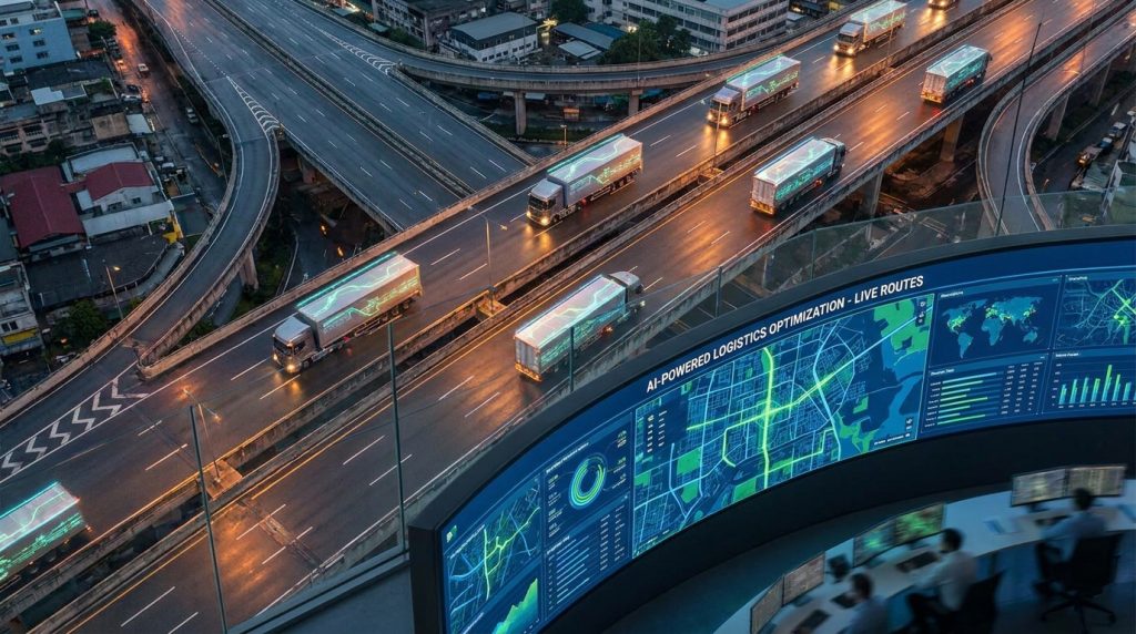 AI Logistics Pakistan 2026 smart route optimization and transportation management system