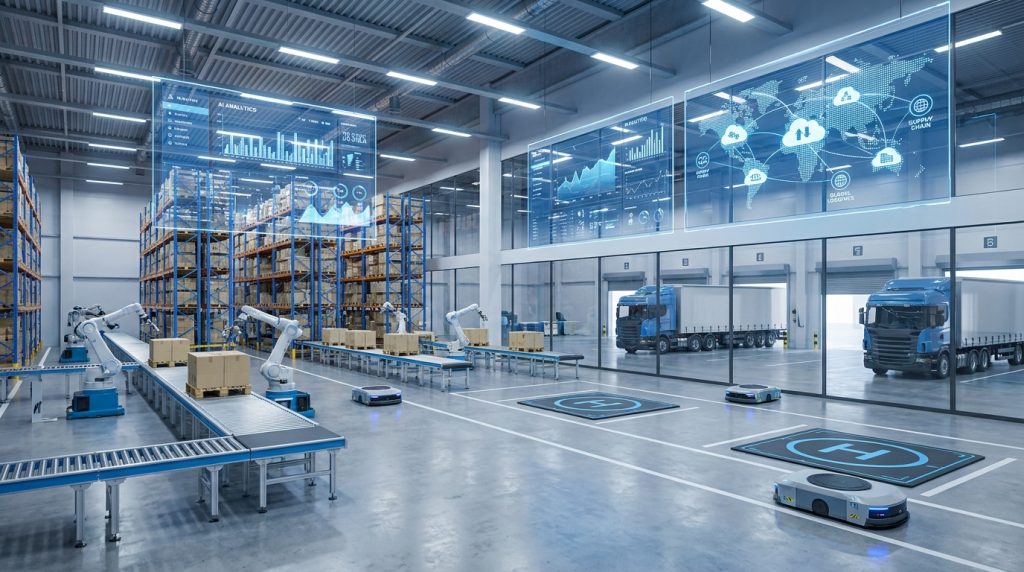 Smart Logistics Network Pakistan 2026 future smart warehouse and automated supply chain network